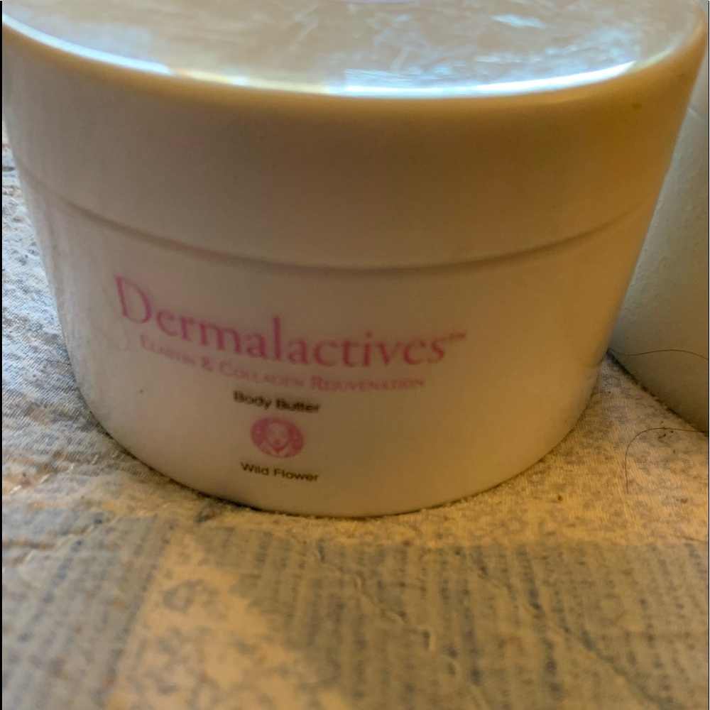 skin lotion and body scrub